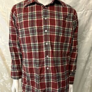 Vintage McGregor Red Plaid Casual Button Down Shirt